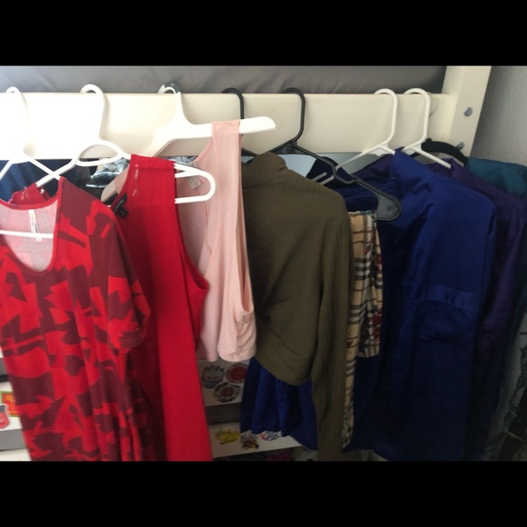 There are T’s, tanks, crops, sweaters/jackets, pjs - Picture 7 of 11